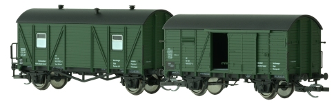 Hädl 25144 - TT - 2-tlg. Set Bauzugwagen Wasch- und Gerätewagen, DR, Ep. IV